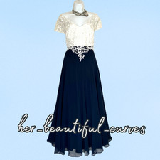 NIGHTINGALES EMBROIDERIES MOTHER OF THE BRIDE OCCASION PARTY DRESS SIZE 20 new