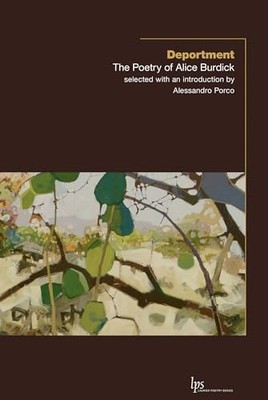 Deportment: The Poetry of Alice Burdick by Alice Burdick 9781771123808 NEW