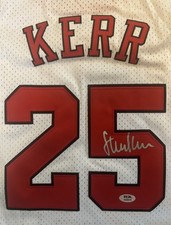Steve Kerr Signed Autographed Chicago Bulls Mitchell and Ness Jersey PSA/DNA COA