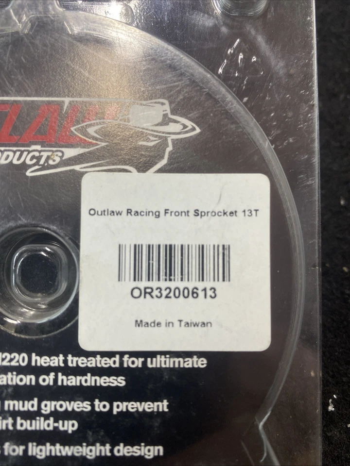 Piñón delantero Outlaw Racing OR3200613 Yamaha YZ400F 1998-1999 Wr400F 98-00 13T Foto 3 de 3