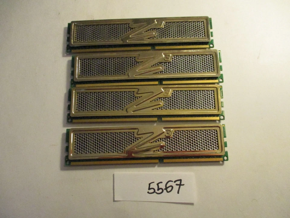 OCZ Gold Series 4x2Gb=8Gb PC3-12800 1600Mhz DDR3 Desktop Memory RAM (5567) - Image 2 of 2