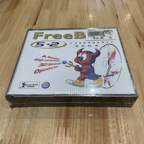 FreeBSD 5.2 February 2004 BSD 32 / 64 bit Unix Operating System SEALED - Picture 2 of 5