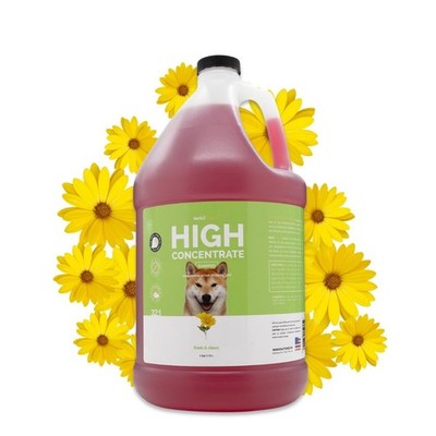 High Concentrate Dog Shampoo, 1 Gallon - All Natural Ingredients, Deep Cleani...