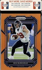 2022 Panini Prizm #115 Rex Burkhead Orange #/249 Houston Texans