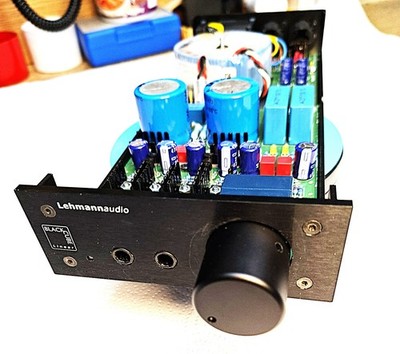 Lehmann Audio Linear Pro Kopfhörer Verstärker-High End vom Feinsten- Black Cube