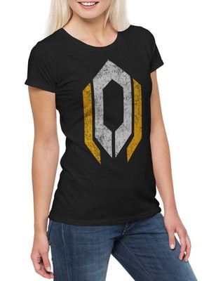 Cerberus Logo Damen T-Shirt Gamer Shepard Mass Sign Zeichen Effect Unbekannter