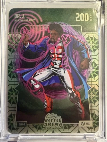 Dr J 2025 Bo Jackson Battle Arena Linoleum Hex 1/1 Julius Erving 200 Power Griff