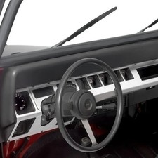 For Jeep Wrangler 1987-1995 Warrior 90424 Center Dash Overlays For Jeep Wrangler 1987-1995 Warrior 90424 Center Dash Overlays