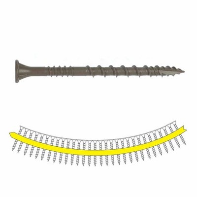 Simpson Strong-Tie HCKDSVT212S Deck-Drive DSV #10 x 2-1/2'' Tan Screws 500pk