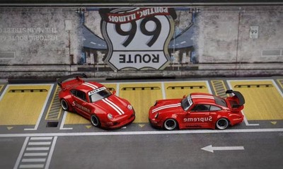 DEcode 1:64 Rwb964 /993 Alloy car Model Collectible Ornament Gift toy