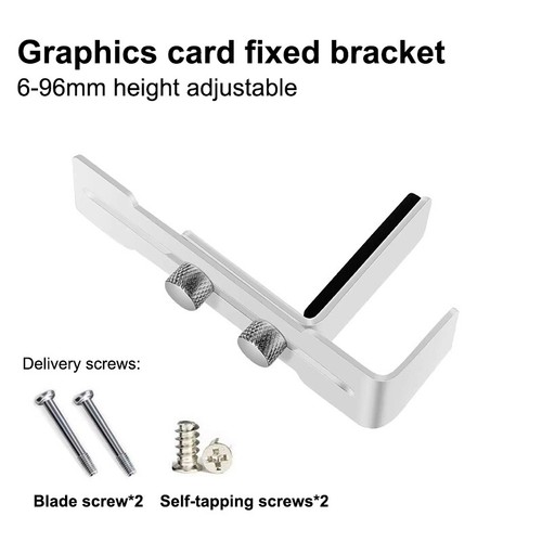 Computer Graphics Card Holder Chassis Fan Fixed Metal Bracket 6-96mm GPU Holders - Photo 14/14