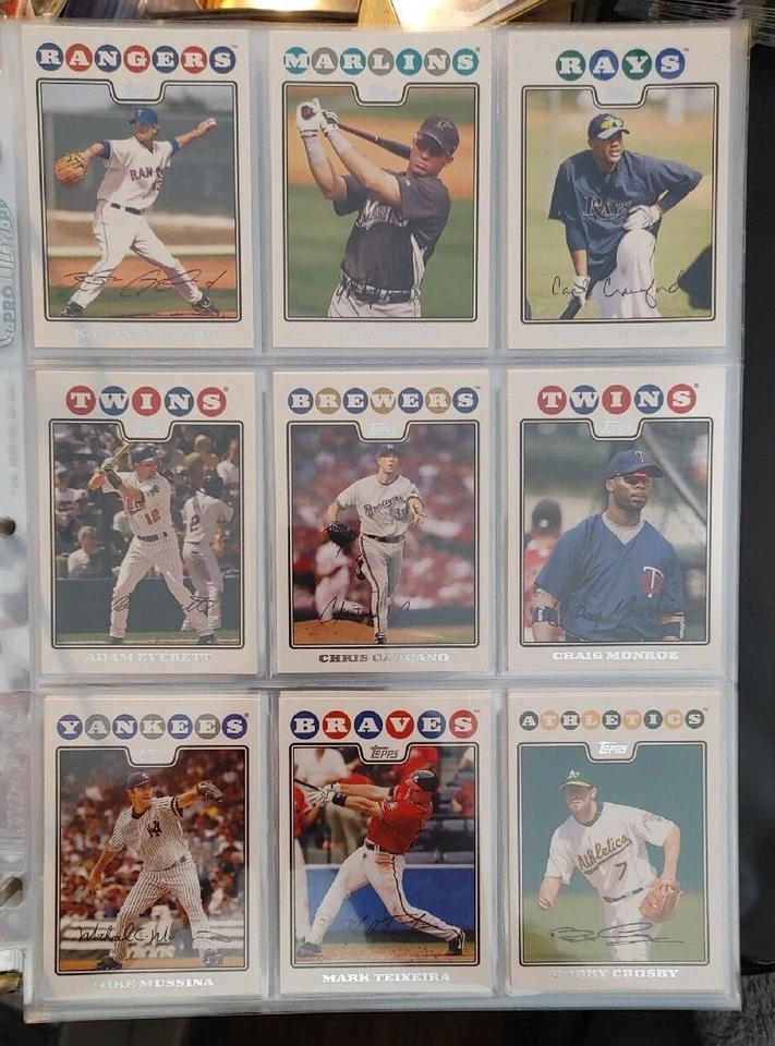 2008 Topps base cards 251-500 Pick from drop down list - Image 3 of 3