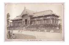 Paris  Expo. Universelle 1878 photo pavillon des eaux & forets Neurdein
