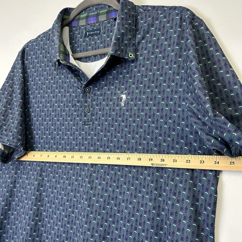 William Murray Golf Polo Herren Größe XL Short Keep Em Coming Pint Brille - Bild 7 von 11