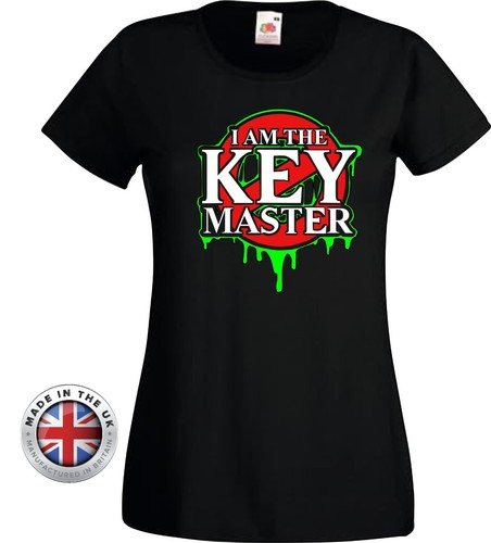 Ghostbusters tshirt 'I am the Key Master' black t shirt. Unisex+ladies fitted - 第 4/10 張圖片