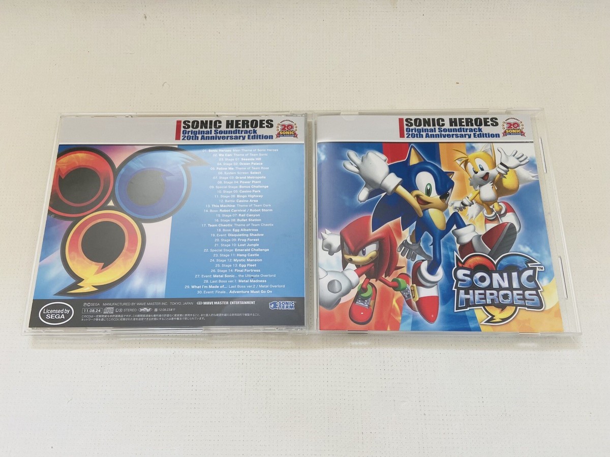 Sonic Heroes Original Soundtrack 20th Anniversary Edition