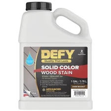 DEFY Solid Wood Stain Dark Walnut gal