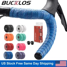 ​2Pcs Bicycle Handlebar Drop Bar Tape Non-Slip PU+EVA Road Bike Tape Straps US