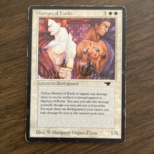 Martyrs of Korlis Played Antiquities 1994 Reserved List Mtg Magic the Gathering