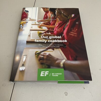 Around World Cookbook 140 Recipes Go Ahead Tours Family 320 pg Hardcover Book