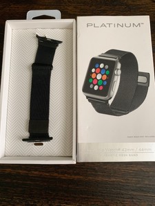 platinum apple watch band 44mm