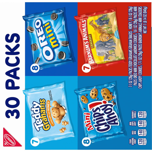 Nabisco Team Favorites Variety Pack, OREO Mini, CHIPS AHOY! Mini, Teddy Grahams - Picture 12 of 12
