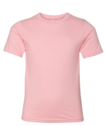Below WHOLESALE Blank T-Shirt - 72 XL Lt PINK Next Level 3310 Youth Bulk Lot - Picture 2 of 3