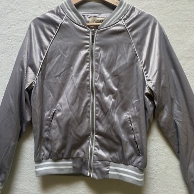 Ashley by 26 international Bomber Jacket, Sz M, Retro Vintage 80's