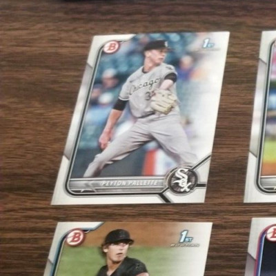 PEYTON PALLETTE 2022 1st BOWMAN DRAFT CARD #BD-177 WHITE SOX (FIRST ROOKIE BASE)
