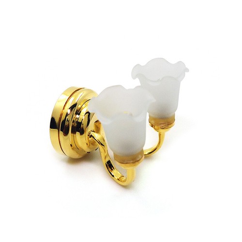 Dollhouse Miniature 1:12 Lamp Wall Sconce Light Lantern Lights w Battery Fixture - Picture 6 of 7
