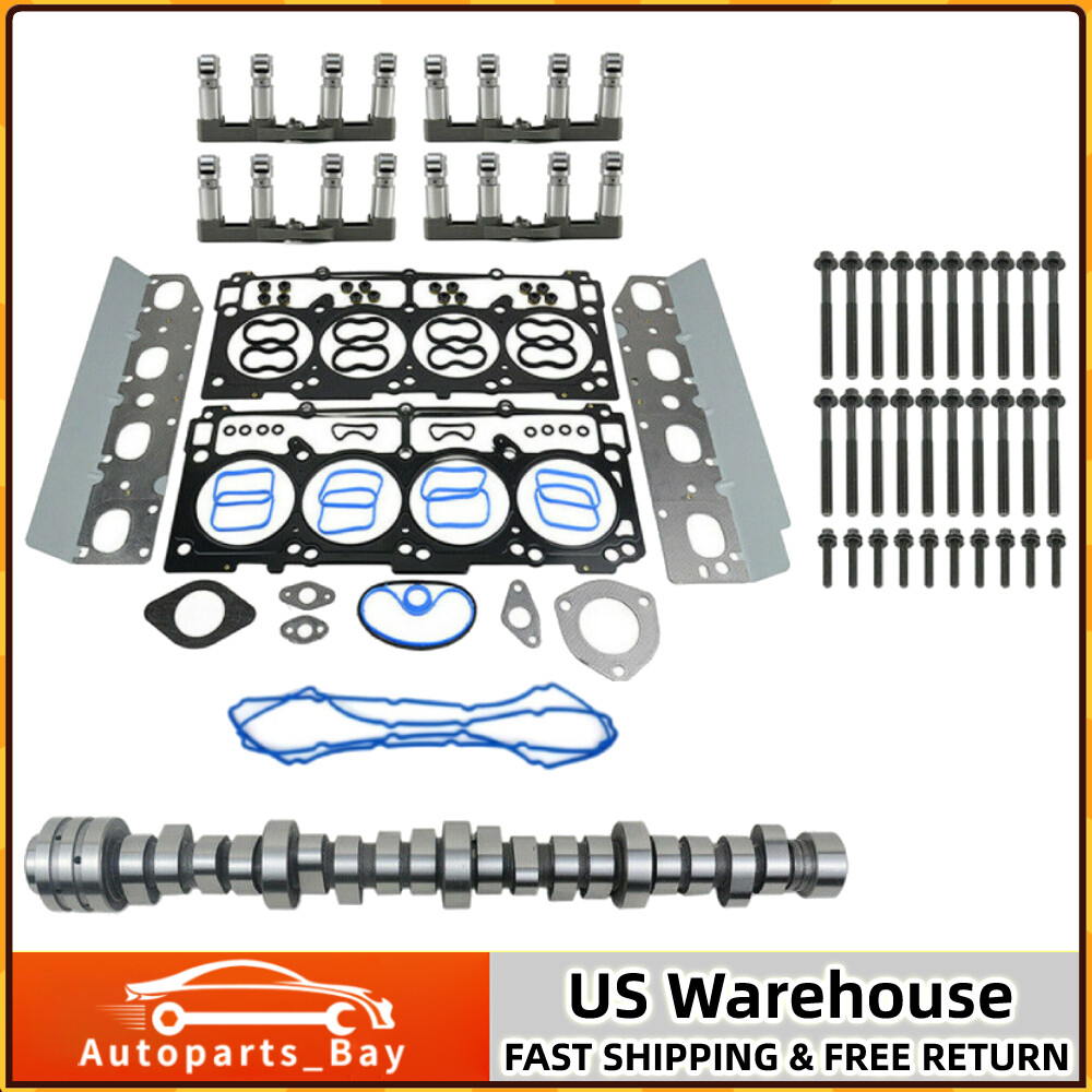 High-Performance Camshaft MDS Lifters & Head Gaskets for 09-19 Dodge Ram 1500 5.7L Hemi Engine