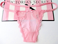 VICTORIA'S SECRET DREAM ANGELS Pink V-String Thong Panty S M XL Pretty Blossom