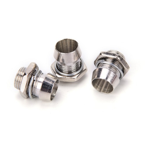 50/100x 5mm Silver Color LED Lamp Base Holder sets Panel Thread Mount Socket - Picture 11 of 12