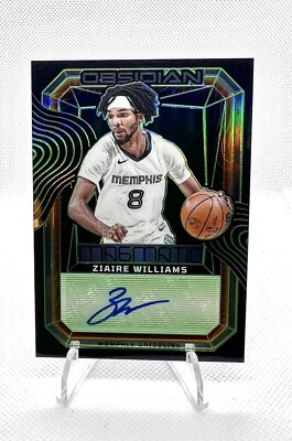2023-24 Obsidian ZIAIRE WILLIAMS #MS-ZWL Magmatic Sig. Auto Green Etch SSP /25