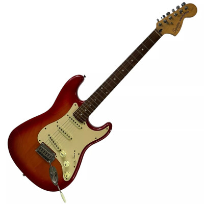 Squier Standard Stratocaster Maple Rosewood Electric Guitar Cherry Sunburst used