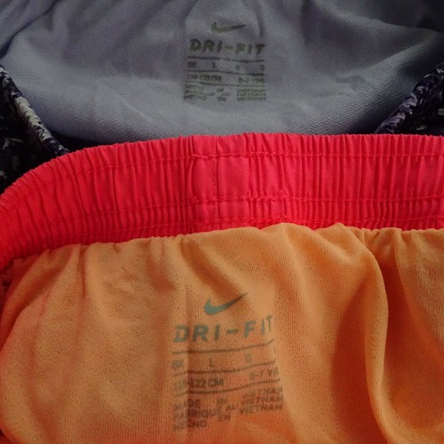 Lot of 3 Under Armour Swimsuit and Nike Shorts Girls Size 6X Purple Pink/Orange - Picture 5 of 9