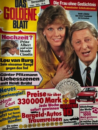Das goldene Blatt 86/17 Lou van Burg Günter Pfitzmann Heidi Brühl Prinz Albert