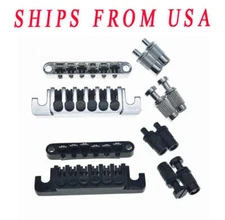 Guitar Roller Saddle Tune-O-Matic Bridge TP-6 Style Stopbar Tailpiece For Epi LP