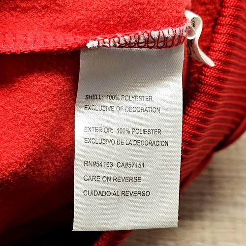 Chicago Blackhawks Jacket Size 2XL Red Full Zip Hockey G3 Carl Banks Athletic - Picture 7 of 11