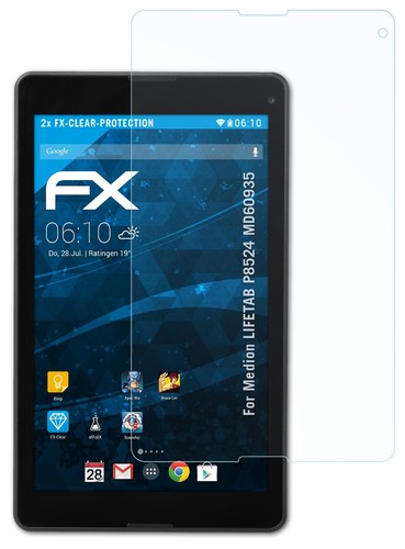 atFoliX 2x Protecteur d'écran pour Medion LIFETAB P8524 MD60935 clair - 第 3/9 張圖片