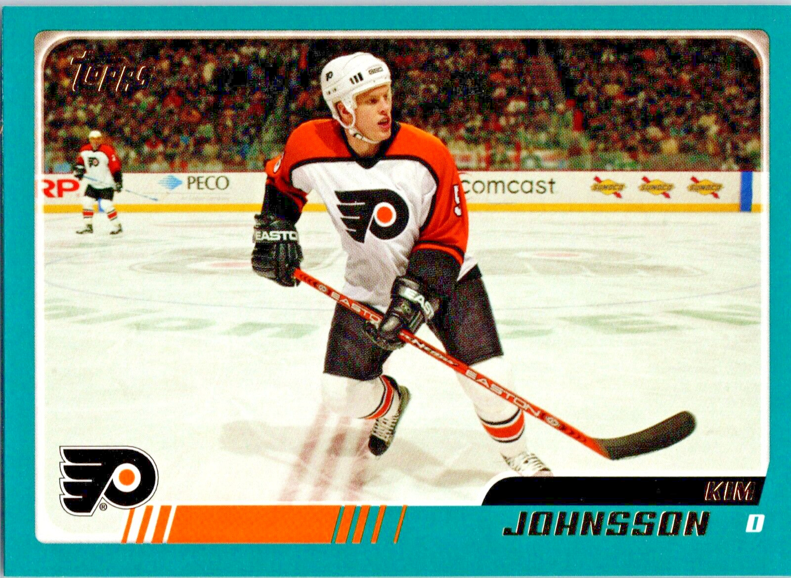 2003 Topps- NHL Hockey #77 Kim Johnsson Philadelphia Flyers