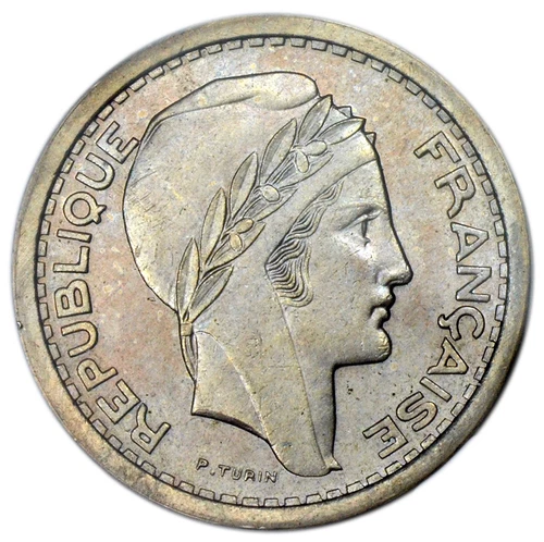 ALGERIA (French Occupation) 20 Francs 1949 Piefort Essai NGC MS63 Mtg.104