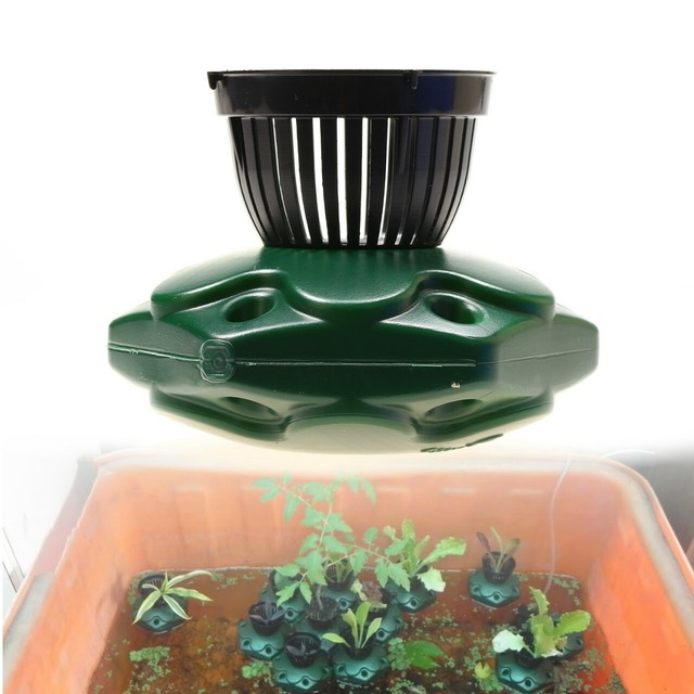 Aquaponics Floating Pond Planter Basket Kit Hydroponic Island Gardens