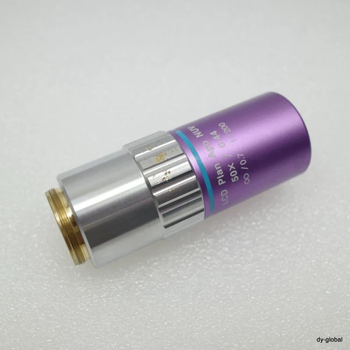 MITUTOYO objective lensUsed LCD Plan Apo NUV 50X / 0.44 scratched OPT-I-699=W512
