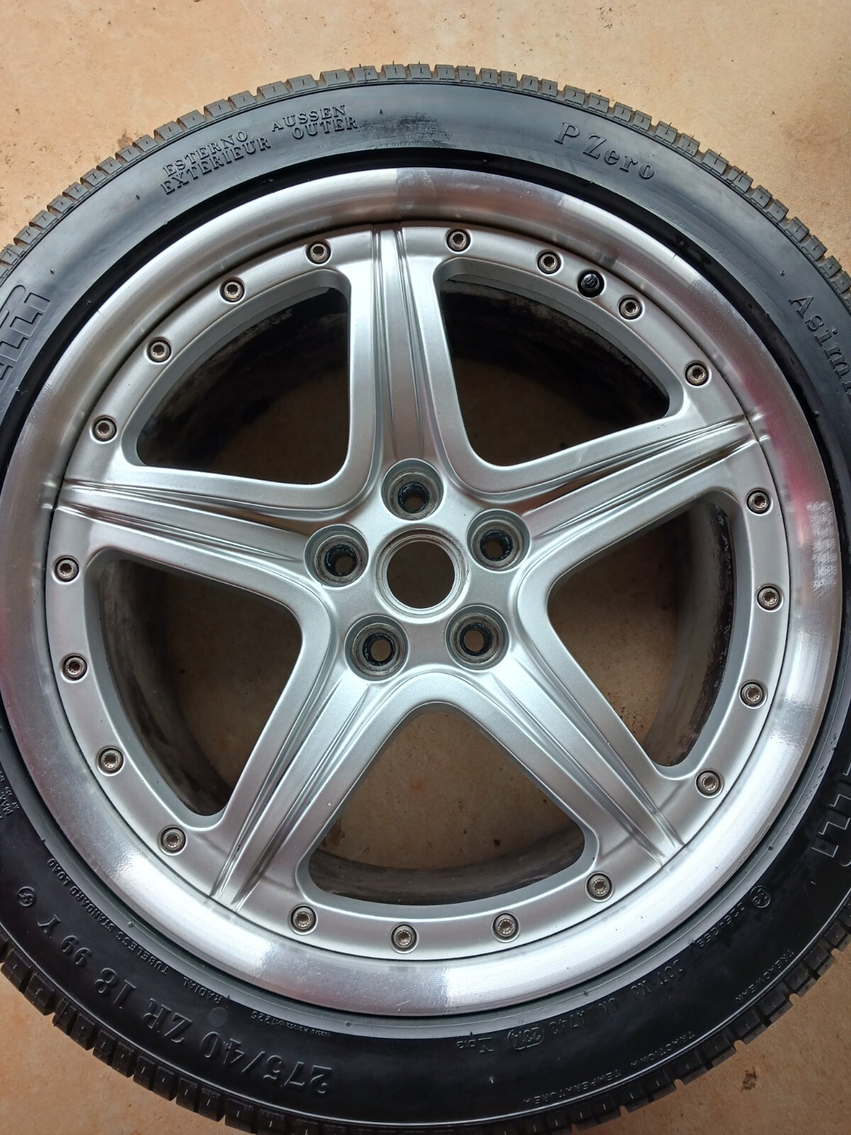 Ferrari 360 Modena BBS Factory Modular Two Piece Rear Wheel