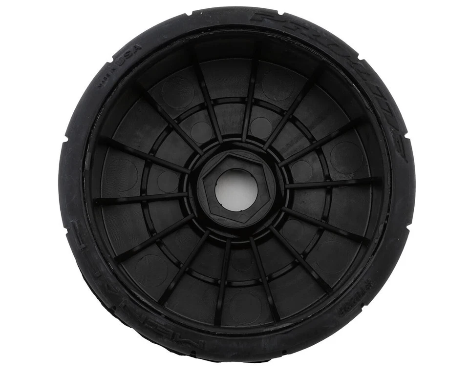 Pro-Line 1/8 Menace HP Speed Run Pre-Mount Belted Tires Black w/Velocity Wheels - Image 3 of 4