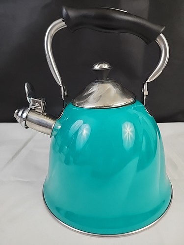 Mr Coffee Alberton Tea Kettle with Lid in Emerald Green Tea Pot Vintage WOW! - Picture 5 of 19