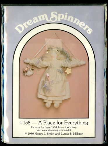 Dream Spinners #158 Ein Platz für ALLES 15" Puppe, Fee Handwerk Schnittmuster - Bild 2 von 2