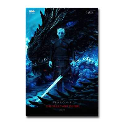 Game of thrones Movie 3 Art Silk Canvas Poster Print 13x20 24x36 inch Home Decor