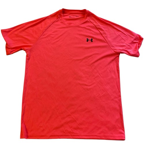 Under Armour Short Sleeve Shirt Size Large Hot Pink